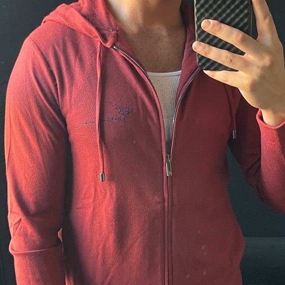 Giorgio Armani men’s zip up cashmere sweatshirt - Picture 9 of 12